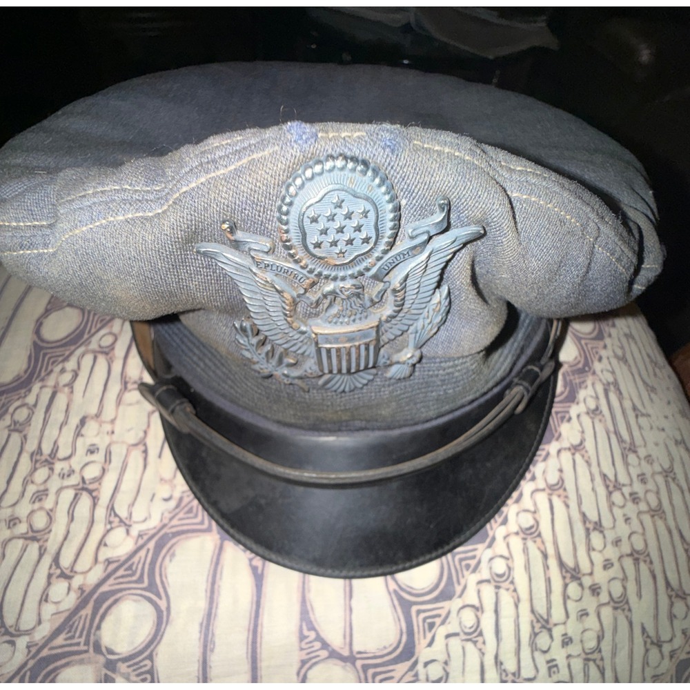 Early USAF Officer's Cap Militaria US Airforce WWII Korean War